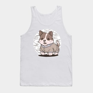 Friendly Kawaii Dog Tank Top